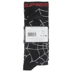 Supreme Spyder Crew Socks (1 Pack) Black< Socks