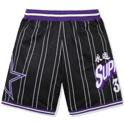 Supreme Star Basketball Black Shorts< Shorts