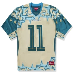 Supreme Stars Football Jersey Gold< T-shirts