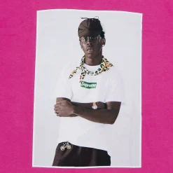 Supreme Tyler The Creator Magenta T Shirt< T-shirts