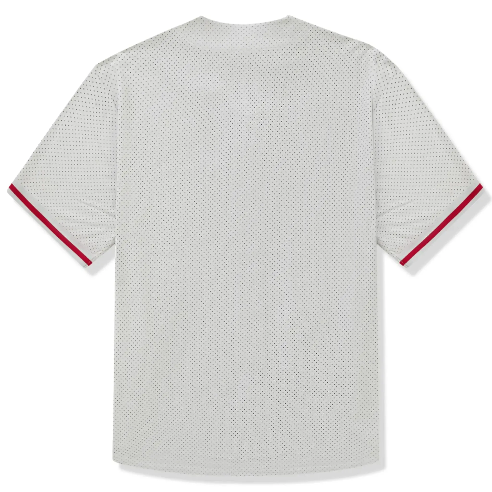 Supreme Ultrasuede Mesh Baseball Grey Jersey< T-shirts