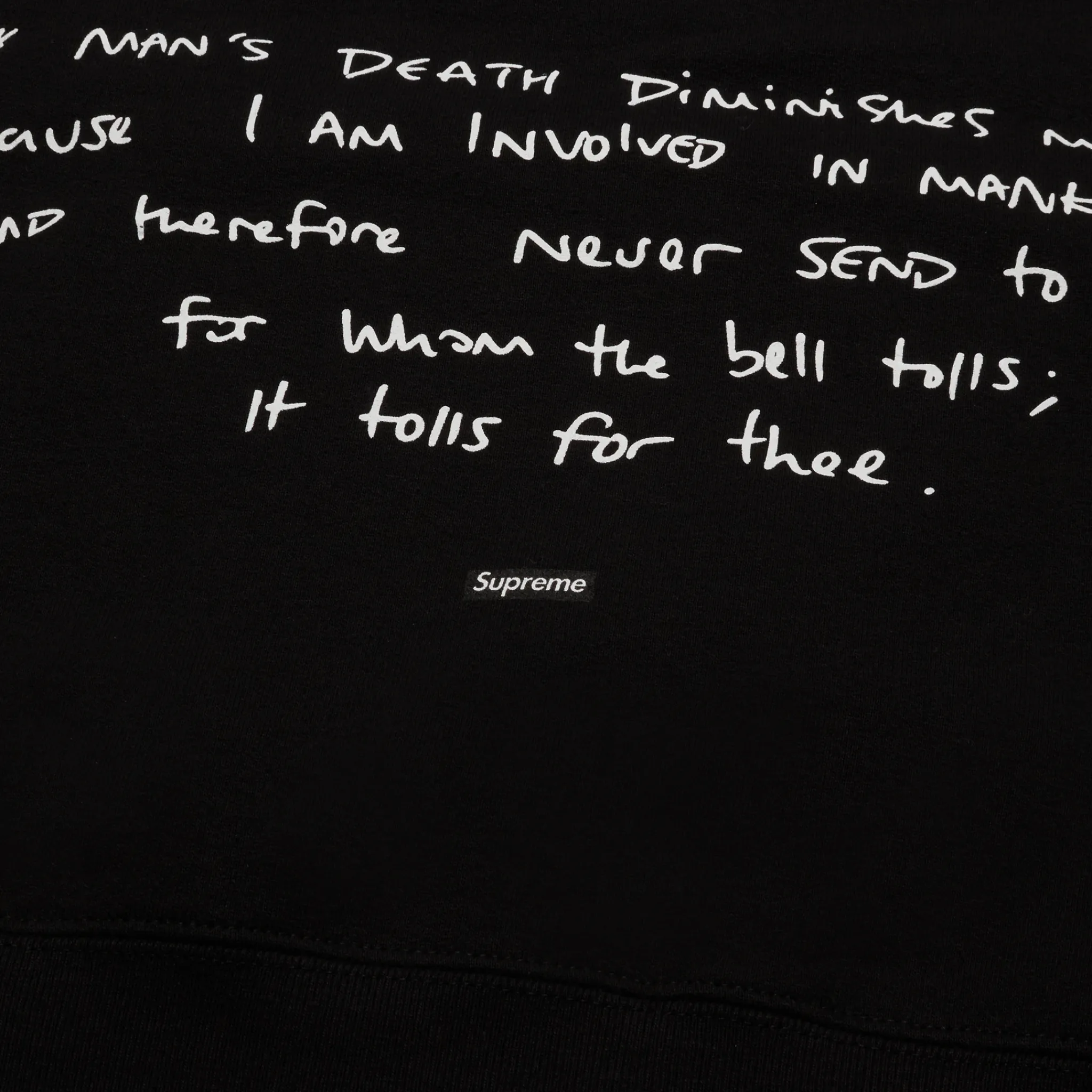 Supreme x Corteiz Rule The World Black Hoodie< Sweatshirts & Hoodies