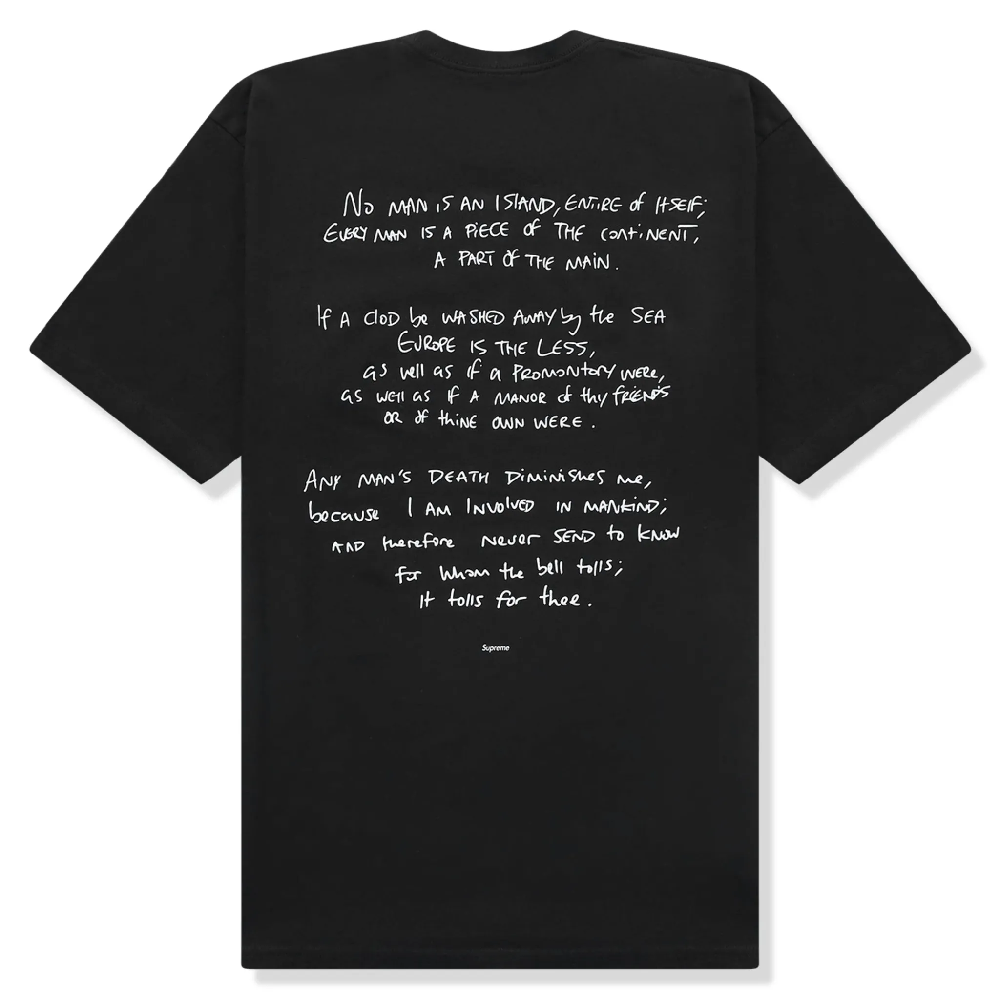 Supreme x Corteiz Rules The World Black T Shirt< T-shirts