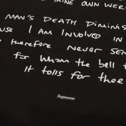 Supreme x Corteiz Rules The World Black T Shirt< T-shirts