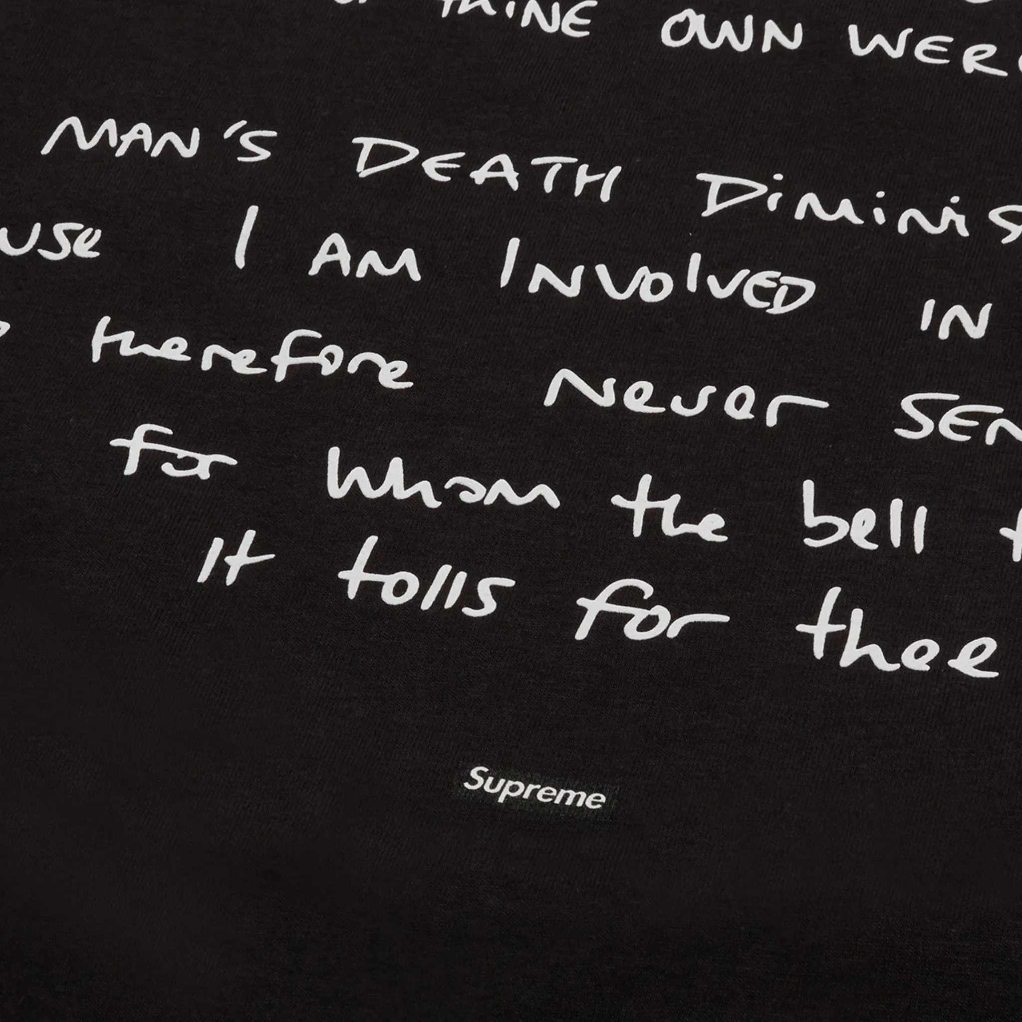 Supreme x Corteiz Rules The World Black T Shirt< T-shirts