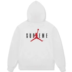 Supreme x Jordan Ash Grey Hoodie (FW24)< Sweatshirts & Hoodies