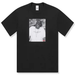 Supreme x Jordan Biggie Black T Shirt< T-shirts