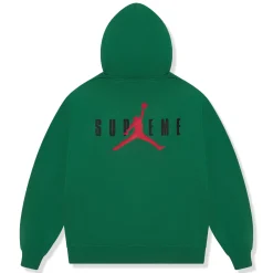 Supreme x Jordan Green Hoodie (FW24)< Sweatshirts & Hoodies