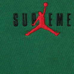 Supreme x Jordan Green Hoodie (FW24)< Sweatshirts & Hoodies