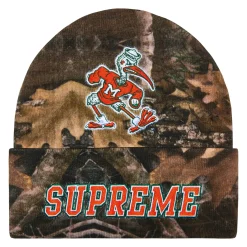 Supreme x Mitchell & Ness NCAA TrueTimber Kanati Camo Beanie< Hats & Caps