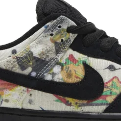 Nike Supreme x SB Dunk Low Rammellzee< Black Trainers|Trainers