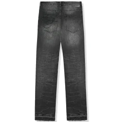 Syenti Released Hem Jeans Black< Jeans|Bottoms