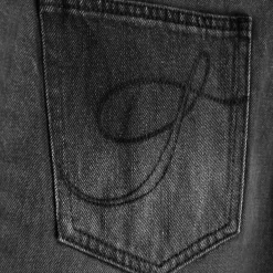 Syenti Released Hem Jeans Black< Jeans|Bottoms