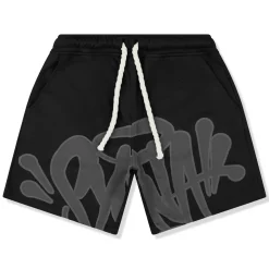 Syna World Logo Black T-Shirt & Shorts< Shorts|Matching Sets