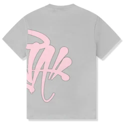 Syna World Logo Grey Pink T-Shirt & Shorts< Shorts|T-shirts