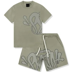 Syna World Logo Sage T-Shirt & Shorts< Shorts|Matching Sets