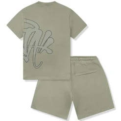 Syna World Logo Sage T-Shirt & Shorts< Shorts|Matching Sets