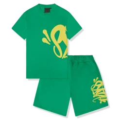 Syna World Team Syna Twinset Green T-Shirt & Shorts< Shorts|Matching Sets
