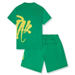 Syna World Team Syna Twinset Green T-Shirt & Shorts< Shorts|Matching Sets