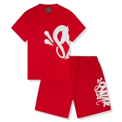 Syna World Team Syna Twinset Red T-Shirt & Shorts< Shorts|Matching Sets