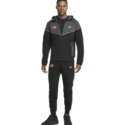 Nike Syna World x Central Cee Tech Fleece Black Tracksuit< Matching Sets|Sweatpants