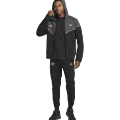 Nike Syna World x Central Cee Tech Fleece Black Hoodie< Sweatshirts & Hoodies