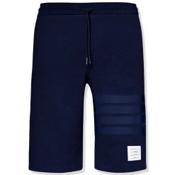 Thom Browne Classic Loopback 4-Bar Blue Sweat Shorts< Bottoms|Shorts