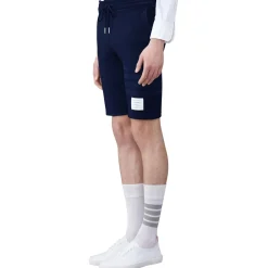 Thom Browne Classic Loopback 4-Bar Blue Sweat Shorts< Bottoms|Shorts