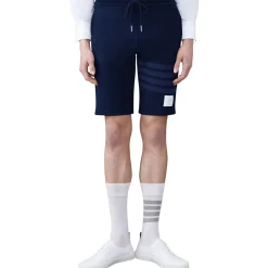 Thom Browne Classic Loopback 4-Bar Blue Sweat Shorts< Bottoms|Shorts