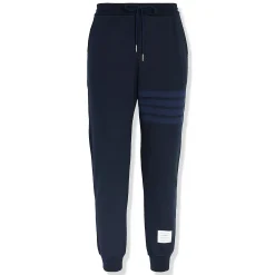 Thom Browne Classic Loopback 4-Bar Blue Sweatpants< Bottoms|Sweatpants