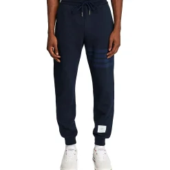 Thom Browne Classic Loopback 4-Bar Blue Sweatpants< Bottoms|Sweatpants