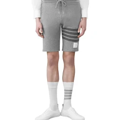 Thom Browne Classic Loopback 4-Bar Grey Sweat Shorts< Bottoms|Shorts