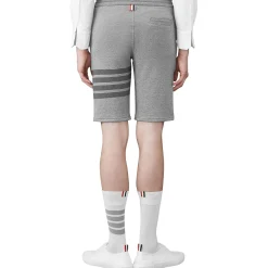 Thom Browne Classic Loopback 4-Bar Grey Sweat Shorts< Bottoms|Shorts