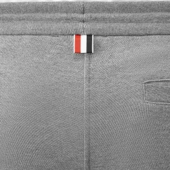 Thom Browne Classic Loopback 4-Bar Grey Sweat Shorts< Bottoms|Shorts