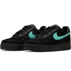 Nike Tiffany & Co. x Air Force 1 Low Black Tiffany Blue< Black Trainers|Trainers