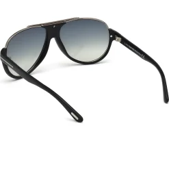 Tom Ford Dimitry FT0334 02W 59 Black Blue Sunglasses< Sunglasses