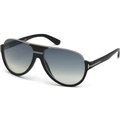 Tom Ford Dimitry FT0334 02W 59 Black Blue Sunglasses< Sunglasses