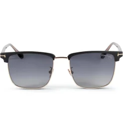 Tom Ford Hudson-02 FT0997-H 02D 55 Black Polarised Sunglasses< Sunglasses