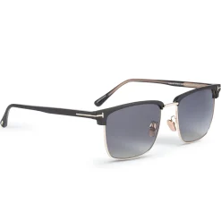 Tom Ford Hudson-02 FT0997-H 02D 55 Black Polarised Sunglasses< Sunglasses
