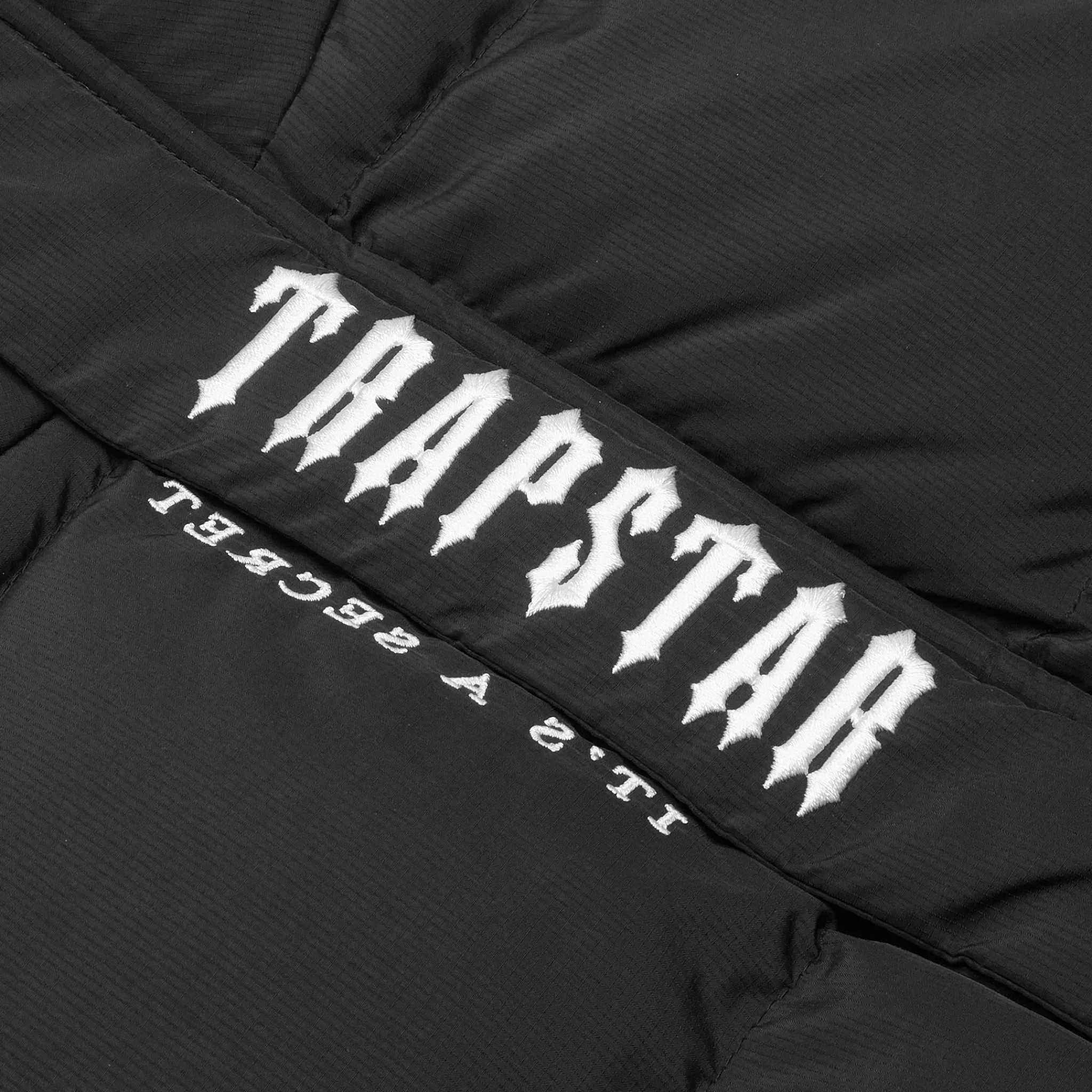 Trapstar Decoded Black White Gilet< Coats & Jackets