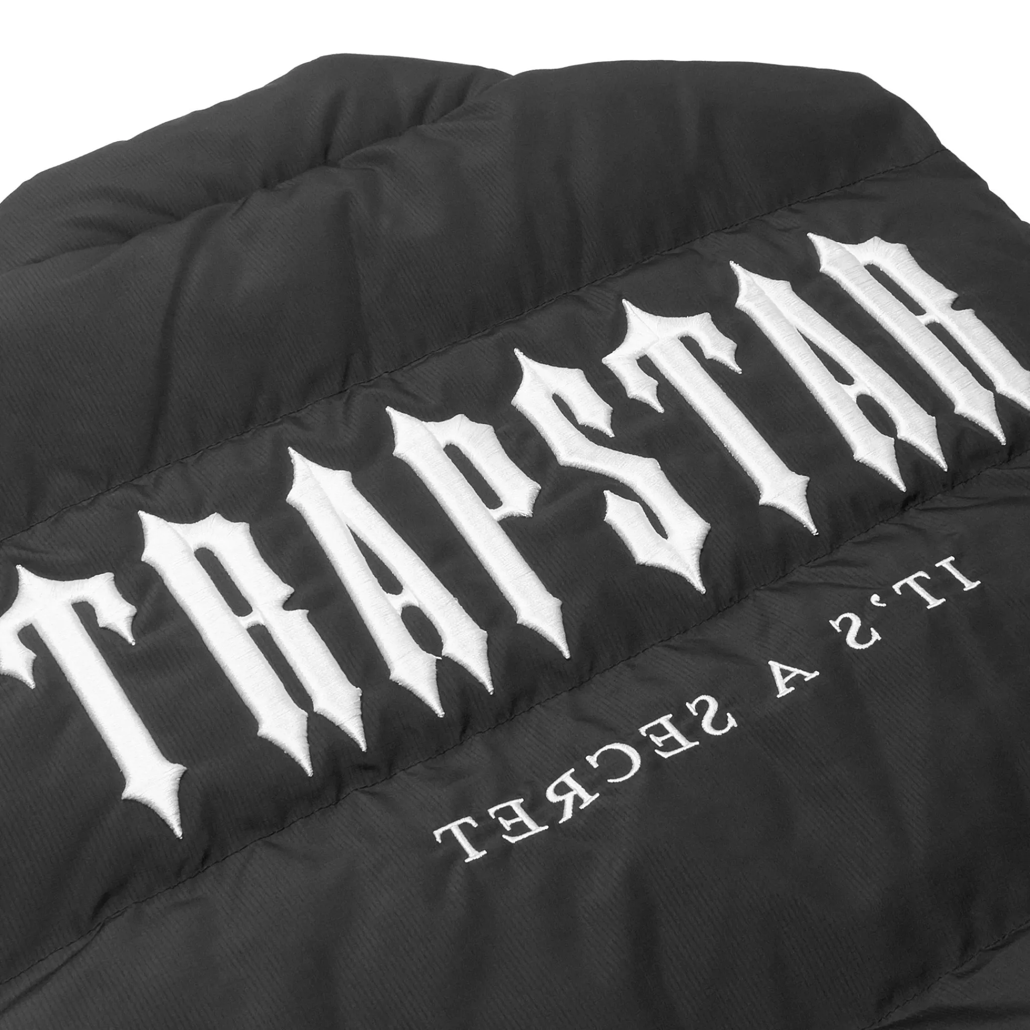 Trapstar Decoded Black White Gilet< Coats & Jackets