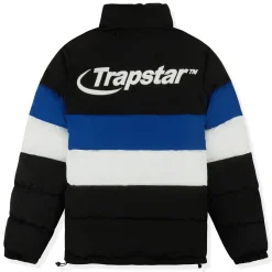 Trapstar Hyperdrive Puffer Black Blue White Jacket< Coats & Jackets