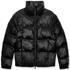 Trapstar Irongate Embossed Black Puffer Jacket< Coats & Jackets