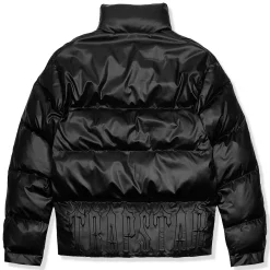 Trapstar Irongate Embossed Black Puffer Jacket< Coats & Jackets