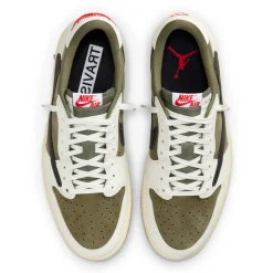 Air Jordan Travis Scott x 1 Low OG Medium Olive< Trainers