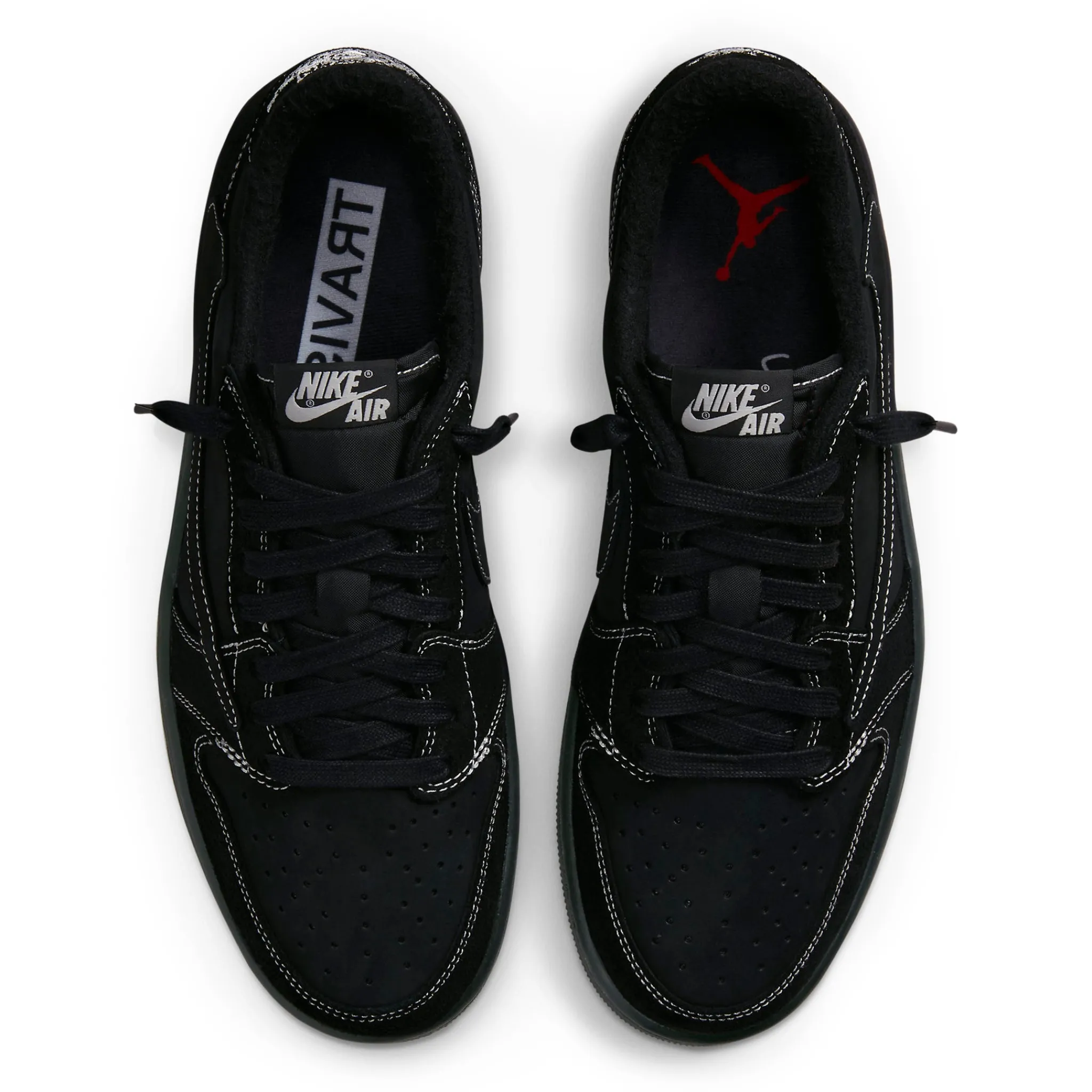 Air Jordan Travis Scott x 1 Low OG SP Black Phantom< Trainers|Black Trainers