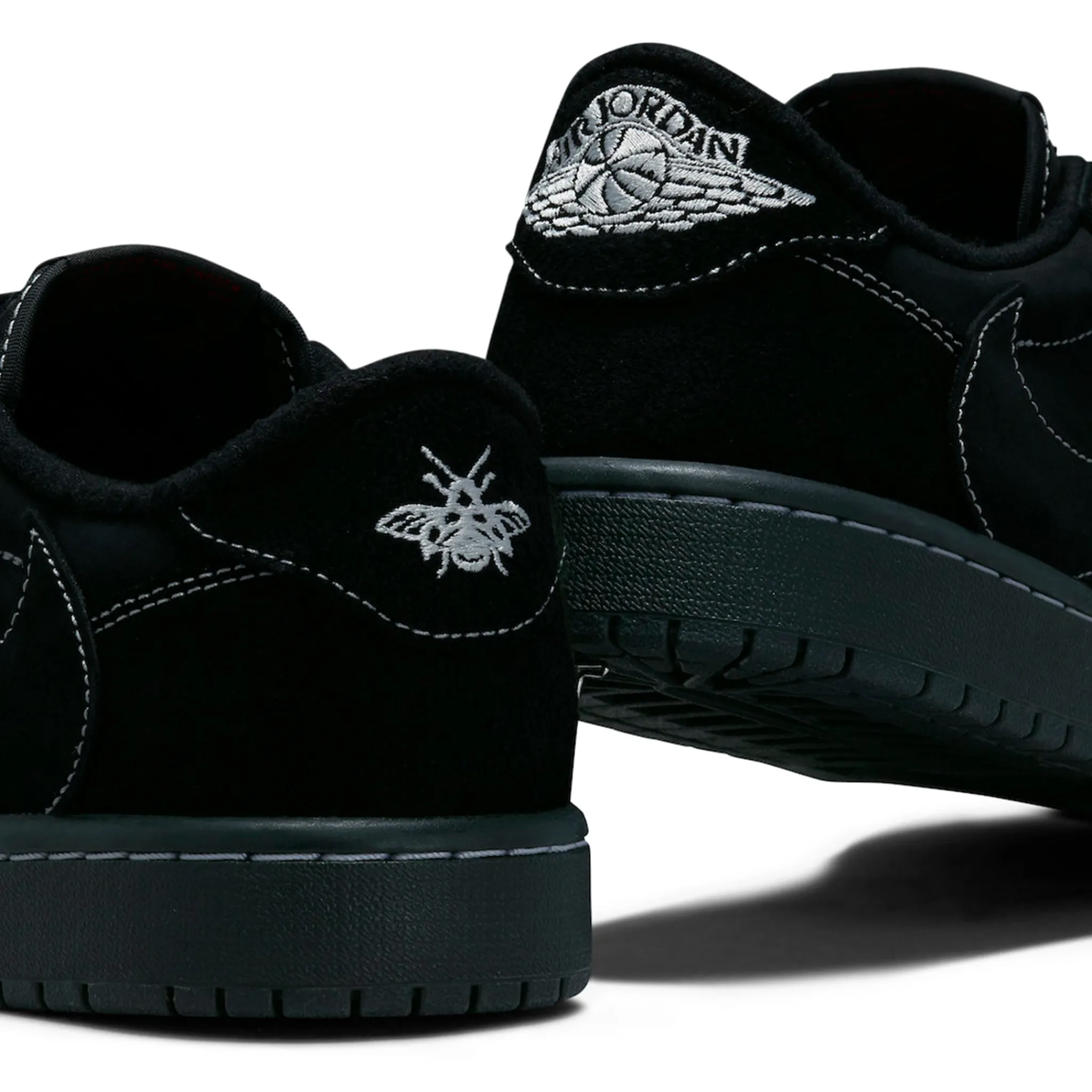 Air Jordan Travis Scott x 1 Low OG SP Black Phantom< Trainers|Black Trainers