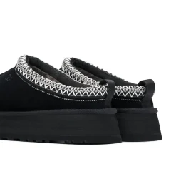 UGG Tazz Platform Black Slippers (W)< Black Trainers