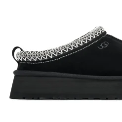 UGG Tazz Platform Black Slippers (W)< Black Trainers