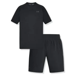 Under Armour UA Black T Shirt & Shorts< Activewear|Shorts